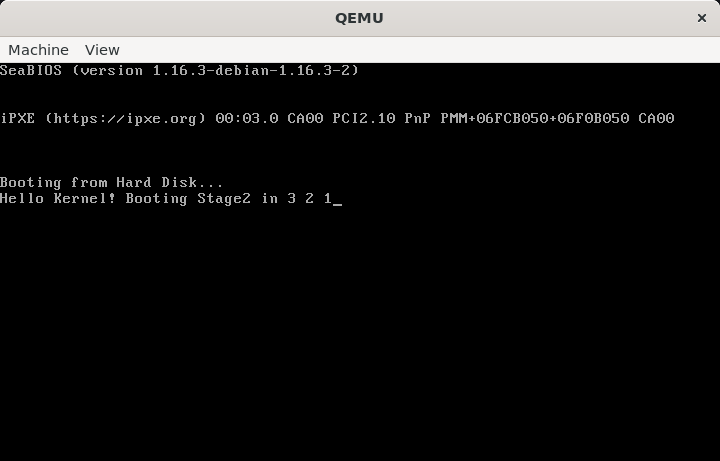 Bootsector Kernel