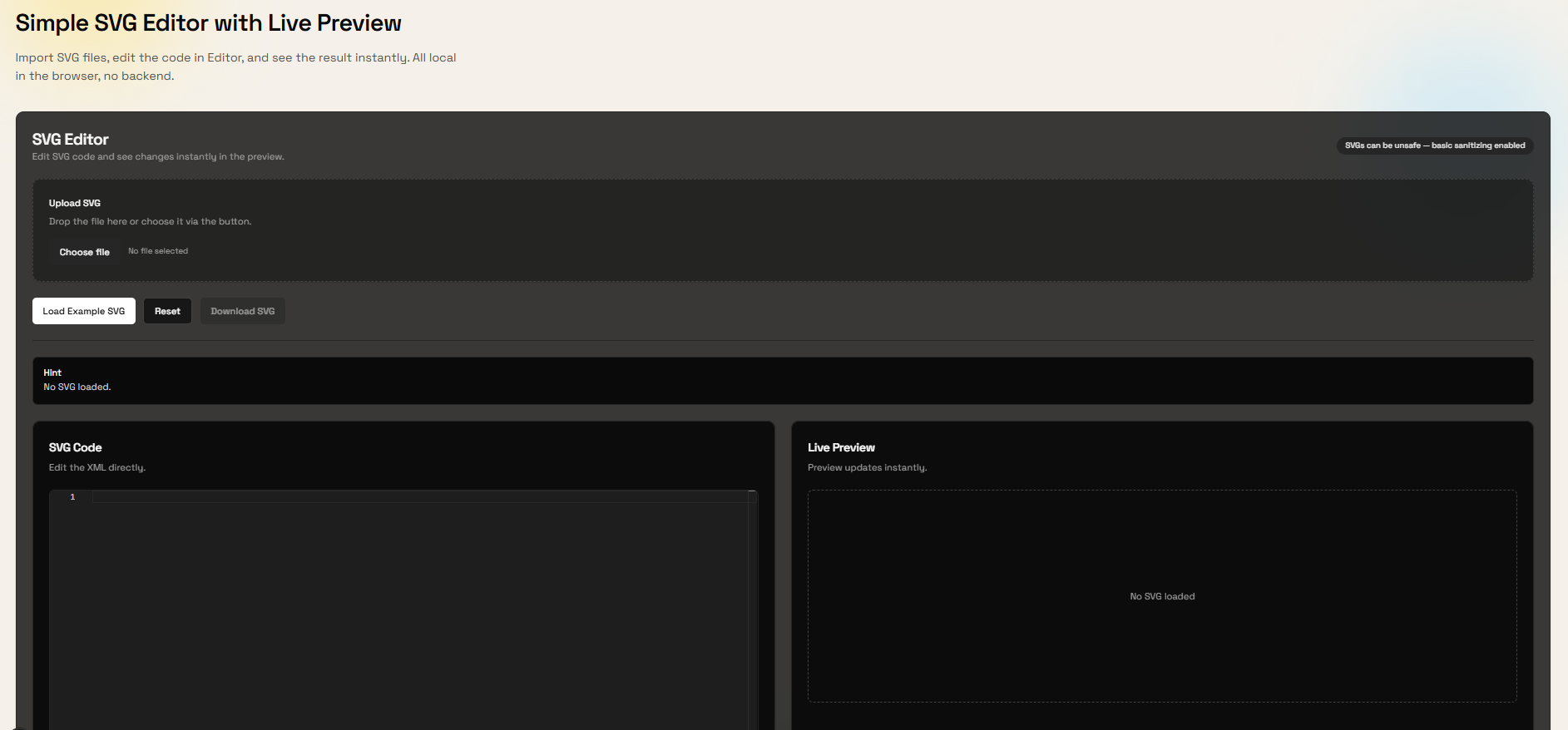 SVG Editor